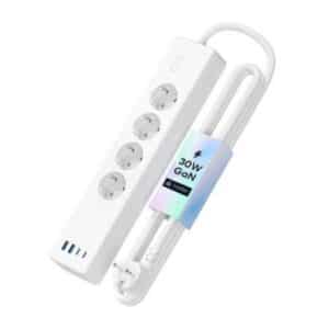 Meross Smart Power Strip MSP844 - 4×AC + 2×USBâA + 2×USBâC